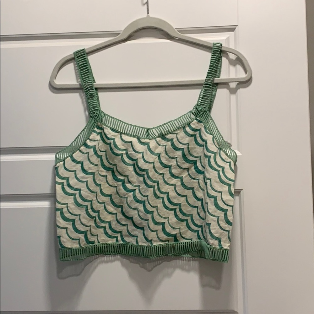 Anthropologie crop top